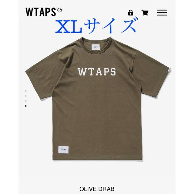 2022超人気 W)taps - 21SS COLLEGE Tシャツ XLサイズ OLIVE DRAB WTAPS 