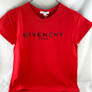 【新品】GIVENCHY ジバンシー子供用 Tシャツ 赤 (イタリアサイズ 8)