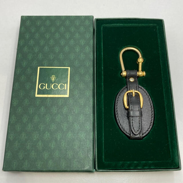 箱付き GUCCI オールドグッチ キーホルダー キーリング メンズ レディース