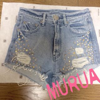 ムルーア(MURUA)のスタッズショートパンツ♡(デニム/ジーンズ)