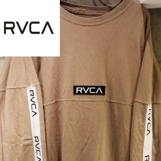 ルーカ(RVCA)の【テープロゴ】RVCA刺繍BOXロンT  ブラックアイパッチ　ウエステッドユース(Tシャツ/カットソー(半袖/袖なし))