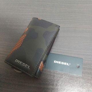 ディーゼル(DIESEL)の新品 DIESEL 本革 レザー キーケース キーリング カモフラ B級品 ③(キーケース)