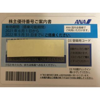 エーエヌエー(ゼンニッポンクウユ)(ANA(全日本空輸))のANA株主優待券(その他)