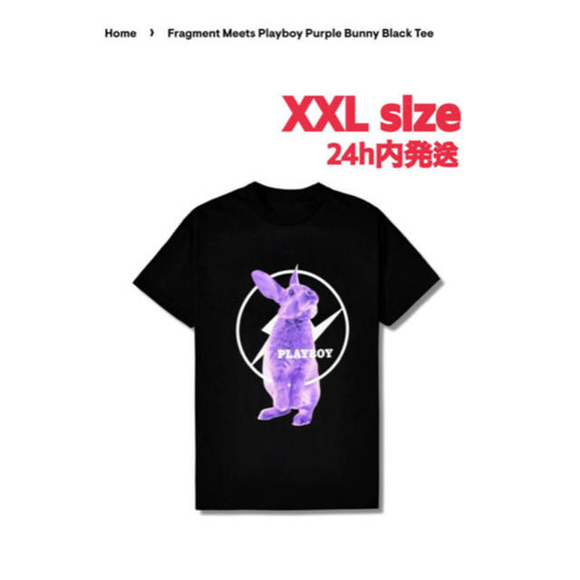 FRAGMENT(フラグメント)のFragment Playboy Purple Bunny Tee XXLサイズ メンズのトップス(Tシャツ/カットソー(半袖/袖なし))の商品写真