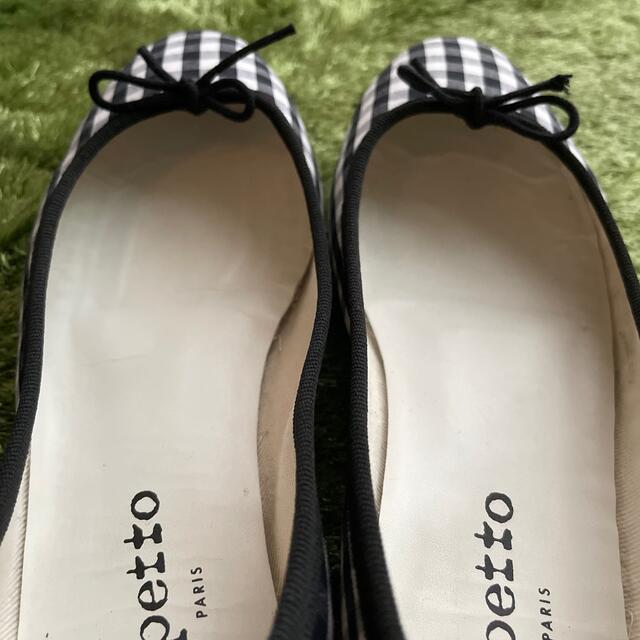 repetto(レペット)のrepetto サンドリオン　ギンガムチェック　36.5 レディースの靴/シューズ(バレエシューズ)の商品写真