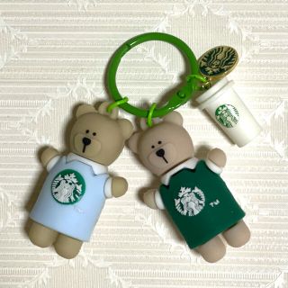 スターバックスコーヒー(Starbucks Coffee)のベアリスタ　キーホルダー　スターバックス　ブルー(キーホルダー)