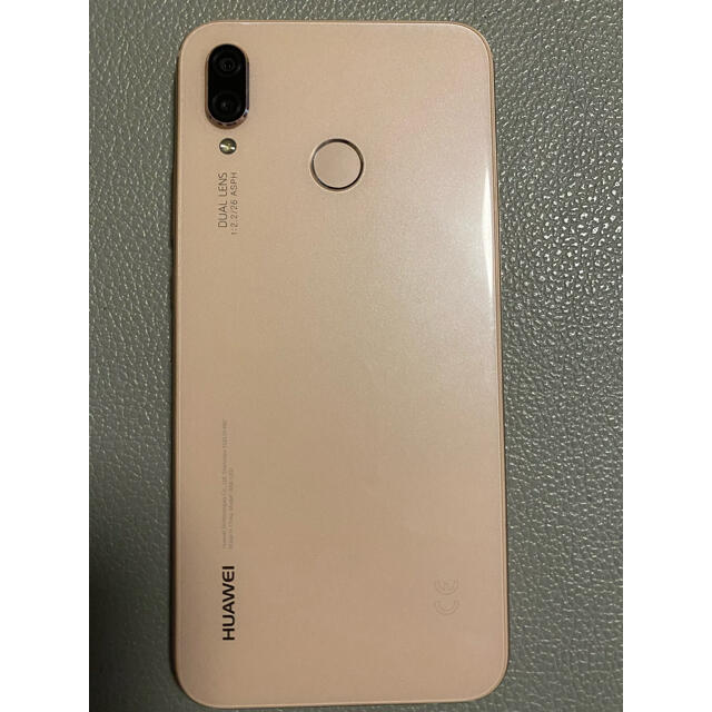 HUAWEI(ファーウェイ)の♡ほぼ未使用♡HUAWEI P20 light さくらピンク　SIMフリー スマホ/家電/カメラのスマートフォン/携帯電話(スマートフォン本体)の商品写真