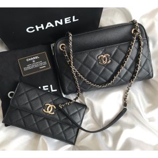 シャネル(CHANEL)の未使用に近い極美品♡シャネル CHANEL キャビアスキン　マトラッセ バッグ(ショルダーバッグ)