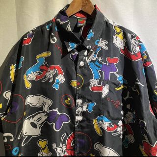 ディズニー(Disney)の【激レア】90s グーフィー 半袖シャツ XL アロハ ビンテージ(シャツ)