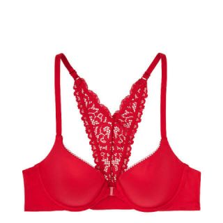 ヴィクトリアズシークレット(Victoria's Secret)のLightly Light Demi Bra Red(ブラ)