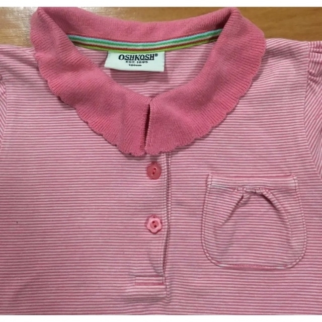 OshKosh(オシュコシュ)のTシャツ パフスリーブ オシュコシュ120 キッズ/ベビー/マタニティのキッズ服女の子用(90cm~)(Tシャツ/カットソー)の商品写真