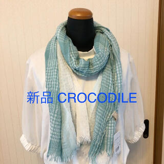 クロコダイル(Crocodile)の新品❤️タグ付き　CROCODILE グラデーションストール　定価5000円(ストール/パシュミナ)