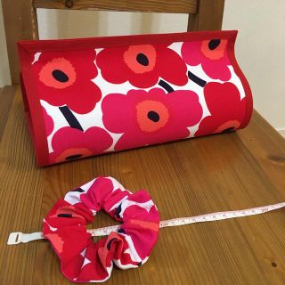 マリメッコ(marimekko)のボックスティッシュケース  シュシュ  ハンドメイド  マリメッコ 生地使用(ティッシュボックス)