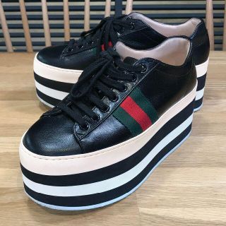 グッチ(Gucci)の訳アリ グッチ 厚底 プラットフォーム スニーカー 36 23cm(スニーカー)