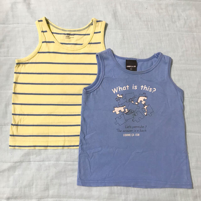 babyGAP(ベビーギャップ)のタンクトップ 90 2枚セット キッズ/ベビー/マタニティのキッズ服男の子用(90cm~)(Tシャツ/カットソー)の商品写真