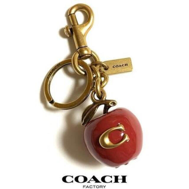 【COACH☆新品】完売品！大人気！希少！チャーム！アップル！レッド！エナメル！