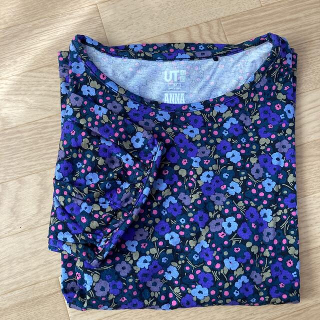 UNIQLO(ユニクロ)のカットソー キッズ/ベビー/マタニティのキッズ服女の子用(90cm~)(Tシャツ/カットソー)の商品写真