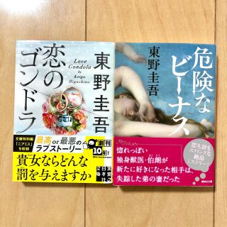 東野圭吾2冊セット 恋のゴンドラ 危険なビーナス(文学/小説)