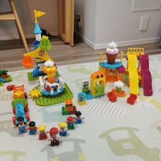 レゴ(Lego)のレゴ デュプロ LEGO duplo おおきな遊園地 10840　おまけ付き(積み木/ブロック)