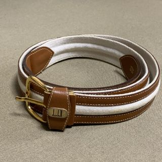 ダンヒル(Dunhill)のdunhill☆レザーコットンコンビベルト(ベルト)