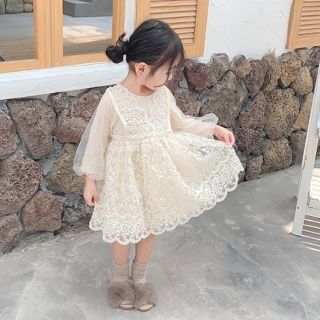 最安値♥夏服110　ワンピース　ドレス　女の子　発表会結婚式誕生日　子供服(ドレス/フォーマル)