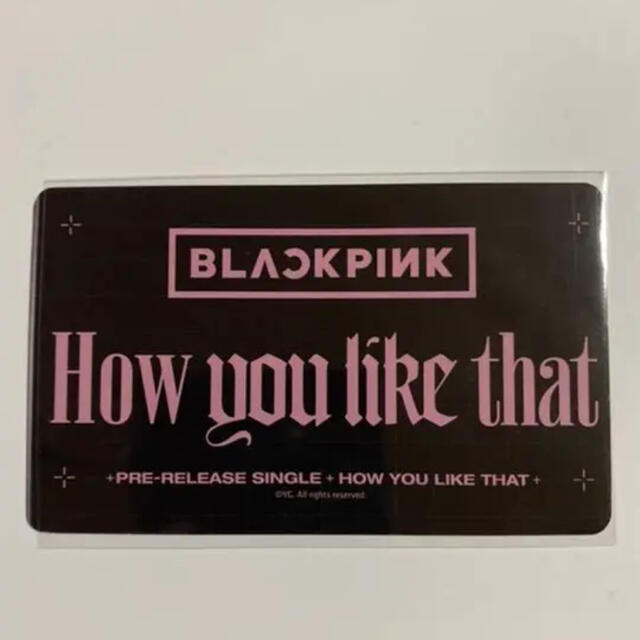 BLACKPINK ユニバ特典 オール トレカ エンタメ/ホビーのCD(K-POP/アジア)の商品写真