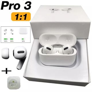 【高品質】Pro3 1:1 Bluetooth ワイヤレスイヤホン iphone(ヘッドフォン/イヤフォン)