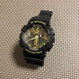 ジーショック(G-SHOCK)の[完品] G-SHOCK GA-100CF 動作確認済み　カモフラ(腕時計(アナログ))