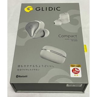 ソフトバンク(Softbank)のGLlDiC ワイヤレスイヤホン　ペールグレー(ヘッドフォン/イヤフォン)