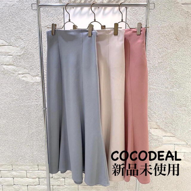 レッセパッセ【新品】COCODEAL 後ろレースアップハイウエストスカート