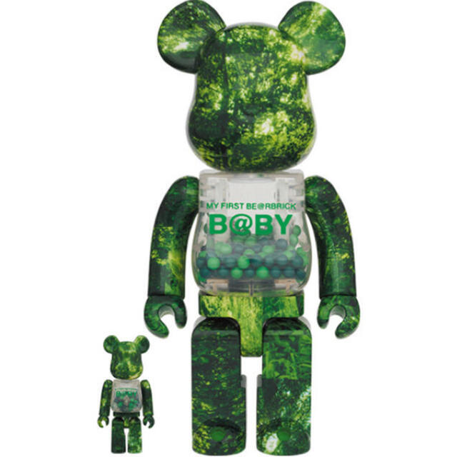 MY FIRST BE@RBRICK B@BY FOREST GREENハンドメイド