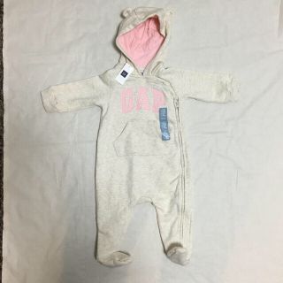 ベビーギャップ(babyGAP)の在庫処分SALE！【新品】80cm ベビーギャップ くま耳カバーオール アウター(カバーオール)