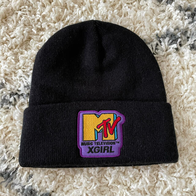 X-girl(エックスガール)のさき様専用　xgirl ニット帽 レディースの帽子(ニット帽/ビーニー)の商品写真