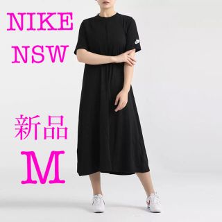 ナイキ(NIKE)のNIKE NSW ナイキ ウィメンズ ショートスリーブ ドレス ワンピース(ロングワンピース/マキシワンピース)