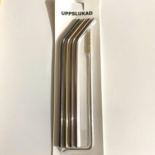 イケア(IKEA)のUPPSLUKAD ウップスルカード 飲み物用ストロー(その他)