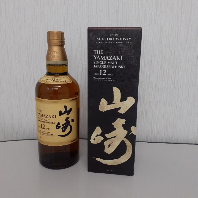 サントリー(サントリー)のサントリーウイスキー山崎12年　700ml 食品/飲料/酒の酒(ウイスキー)の商品写真