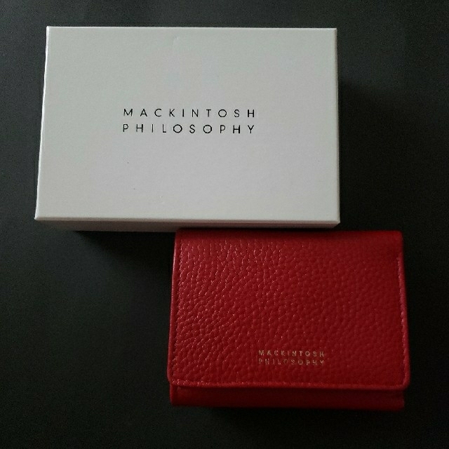 MACKINTOSH PHILOSOPHY(マッキントッシュフィロソフィー)のMACKINTOSH  PHILOSOPHYシュリンクレザーマイクロウォレット レディースのファッション小物(財布)の商品写真