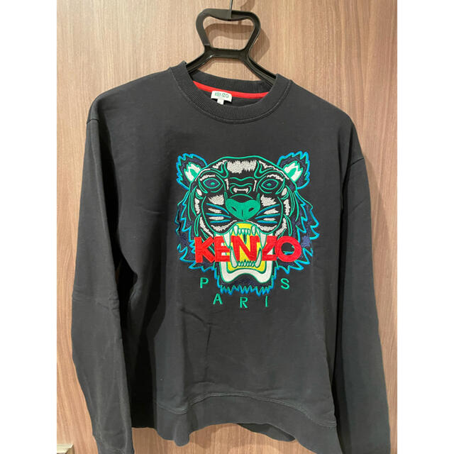 美品 KENZO スウェット トレーナー 虎タイガー 黒 XL ゆるだぼ