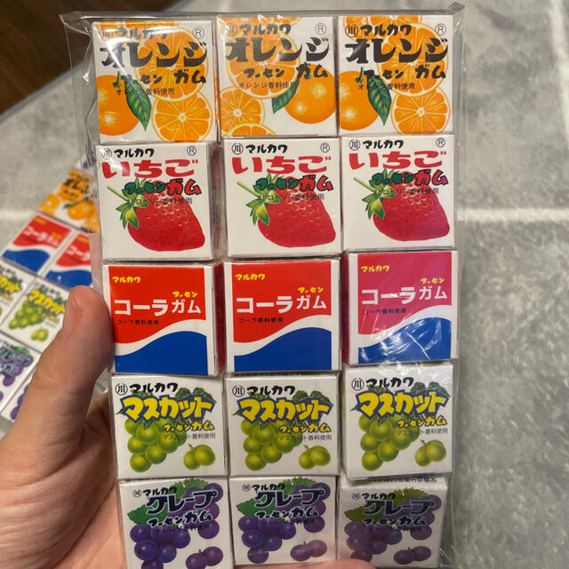 フーセンガム　グレープ　いちご　マスカット　コーラ　オレンジ　セット 食品/飲料/酒の食品(菓子/デザート)の商品写真