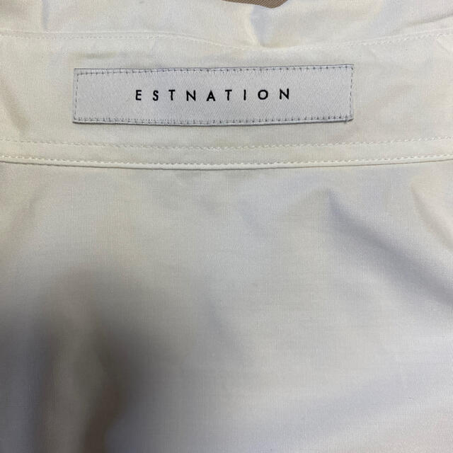 Estnation オーバーサイズシャツ　ホワイト　新品 2