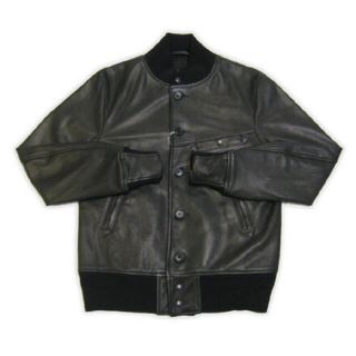 エンジニアードガーメンツ(Engineered Garments)の【定価 18万】LEATHER JACKET-SPORT BLACK(レザージャケット)