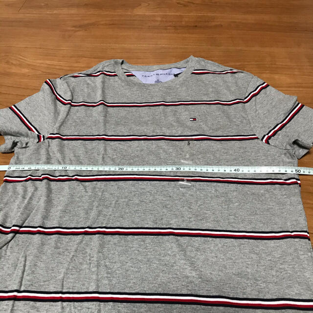 TOMMY HILFIGER(トミーヒルフィガー)の新品　メンズ　TOMMY HILFIGER ボーダー　Tシャツ　カットソー メンズのトップス(Tシャツ/カットソー(半袖/袖なし))の商品写真