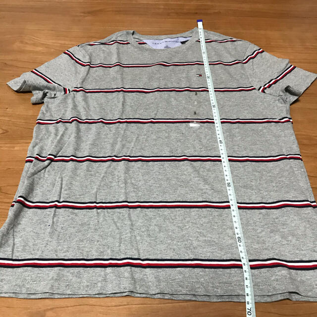 TOMMY HILFIGER(トミーヒルフィガー)の新品　メンズ　TOMMY HILFIGER ボーダー　Tシャツ　カットソー メンズのトップス(Tシャツ/カットソー(半袖/袖なし))の商品写真