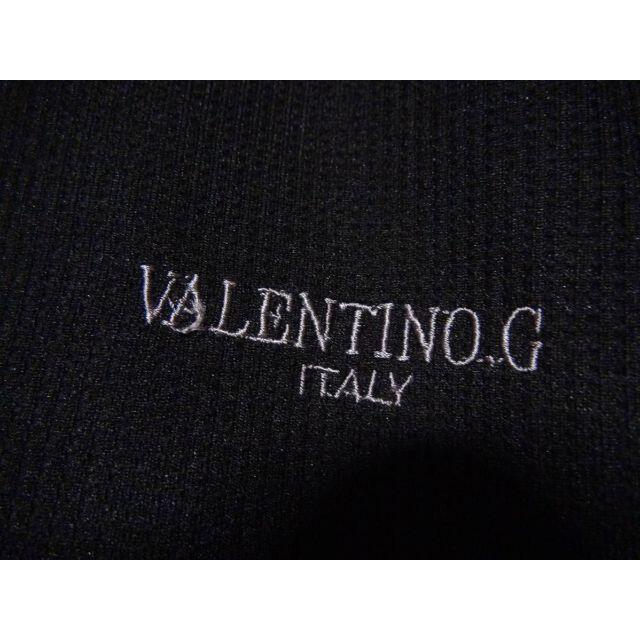 VALENTINO(ヴァレンティノ)のVALENTINO .G ITALYの黒のポロシャツレディース用（XL)!。. レディースのトップス(ポロシャツ)の商品写真