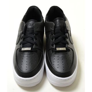 ナイキ(NIKE)のNIKE ナイキ AF1 エアフォース1 スニーカー 厚底 黒 sage low(スニーカー)