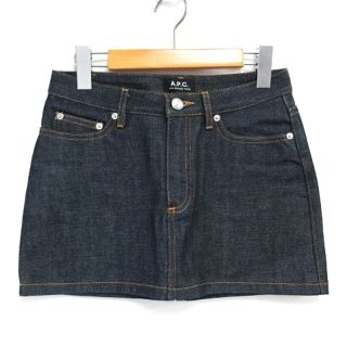 アーペーセー(A.P.C)のアーペーセー A.P.C. デニム ミニスカート リジット インディゴ XS(ミニスカート)