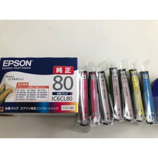 エプソン(EPSON)の★新品★　EPSON エプソン　純正インクカートリッジ　IC6CL80 4色(PC周辺機器)