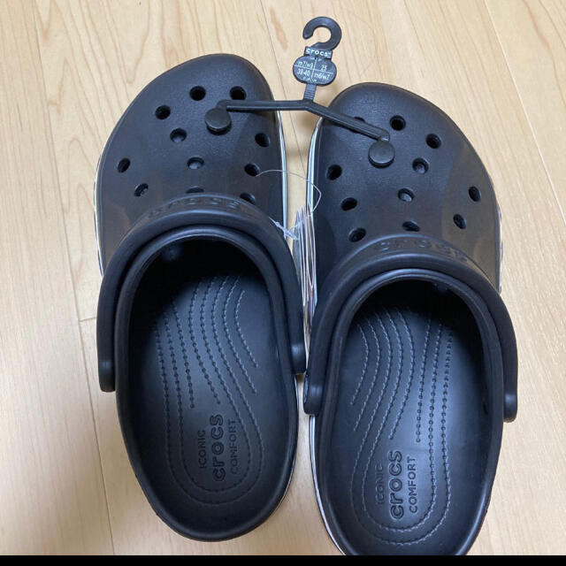 crocs(クロックス)のラス3 25 ブラック レディースの靴/シューズ(サンダル)の商品写真