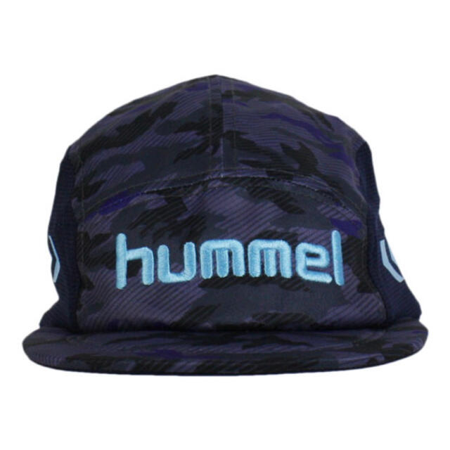 hummel(ヒュンメル)のヒュンメル 紺 ジュニア用キャップ スポーツ/アウトドアのサッカー/フットサル(ウェア)の商品写真