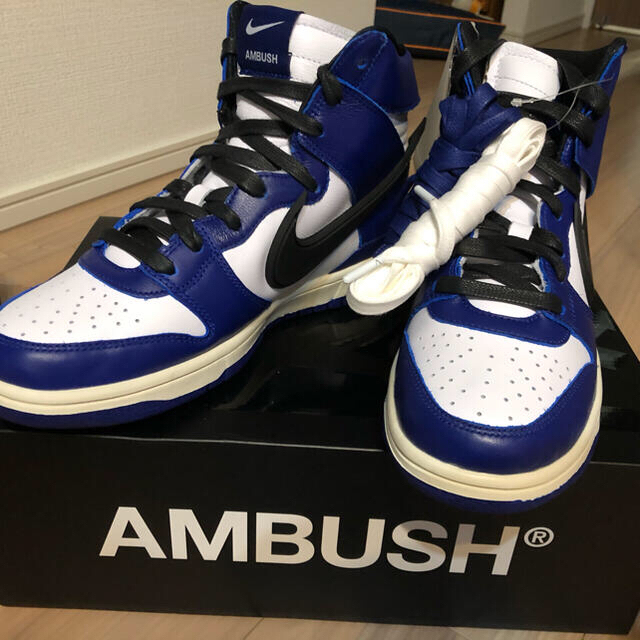 NIKE x ambush DUNK HI Deep Royal 25.5cm